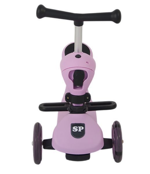 Самокат детский трехколесный 2в1 Spoko SP-322 розовый (42401024) 42401024 фото