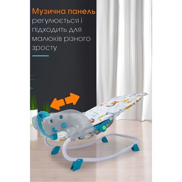 Детский стул шезлонг-качалка для кормления SPOKO SP-818 (42400403) 42400403 фото