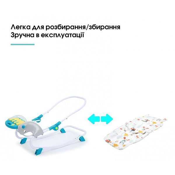 Детский стул шезлонг-качалка для кормления SPOKO SP-818 (42400403) 42400403 фото