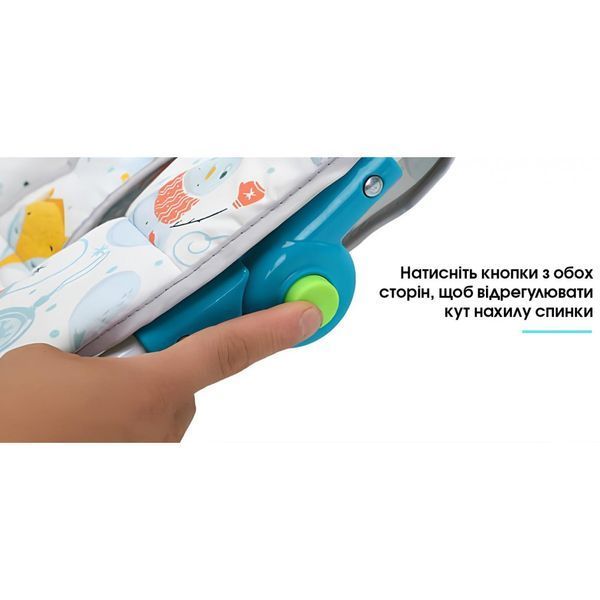 Детский стул шезлонг-качалка для кормления SPOKO SP-818 (42400403) 42400403 фото