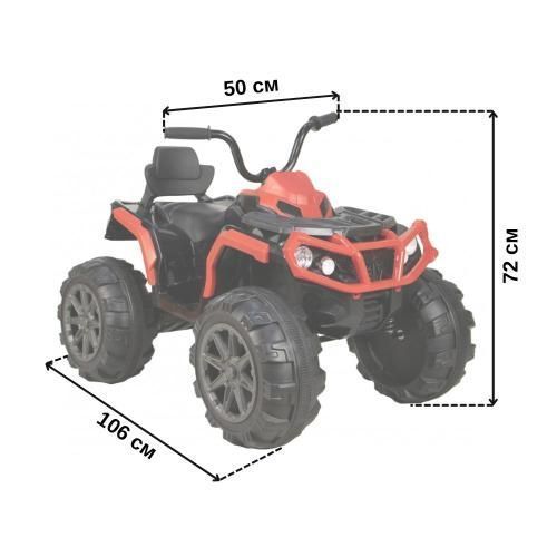 Детский электроквадроцикл Spoko HM-1288 красный (42300207) 42300207 фото