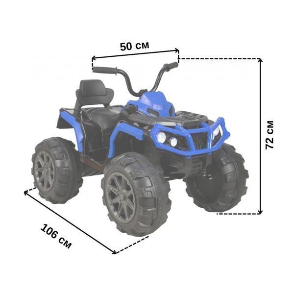 Детский электроквадроцикл Spoko HM-1288 синий (42300208) 42300208 фото