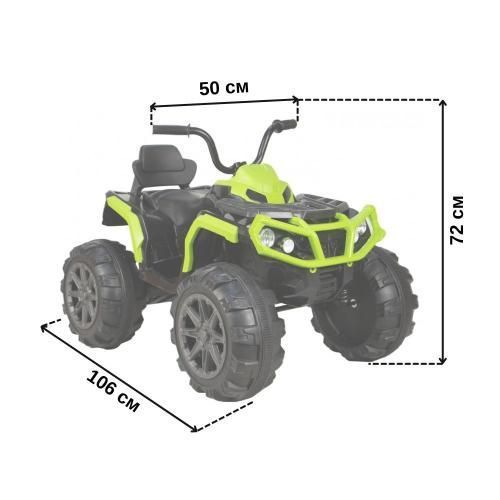 Детский электроквадроцикл Spoko HM-1288 зеленый (42300209) 42300209 фото