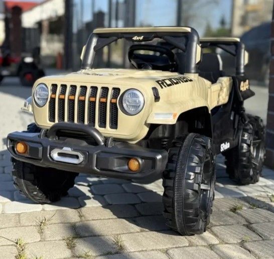 Детский электромобиль Spoko SP-V80 хаки (42300214) 42300214 фото
