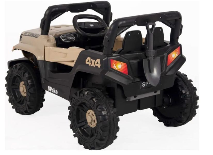 Детский электромобиль Spoko SP-V80 хаки (42300214) 42300214 фото