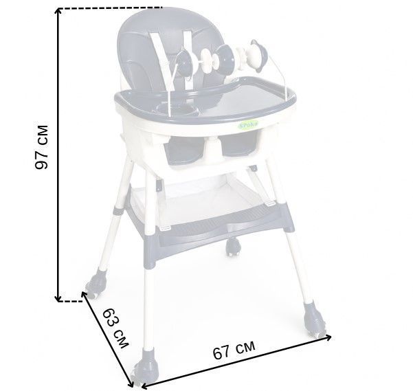 Стільчик для годування дитини SPOKO SP-08 синій (42400351) 42400351 фото